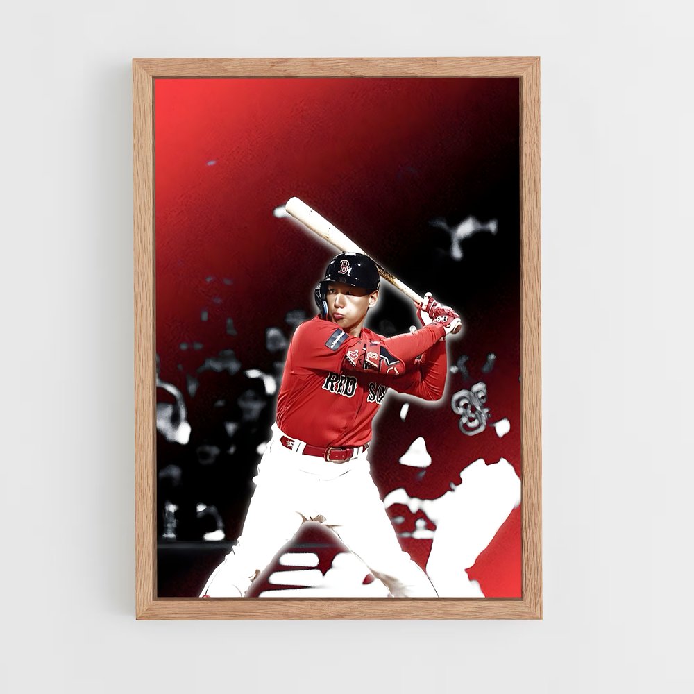 Poster Masataka yoshida – affiche Baseball (vue 4)